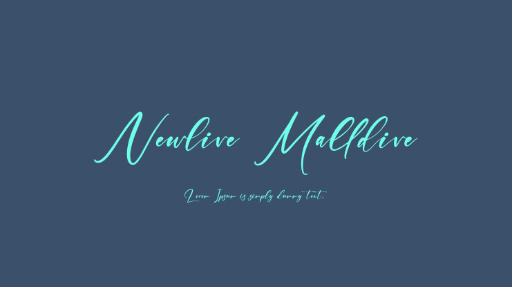 Newlive Malldive Font