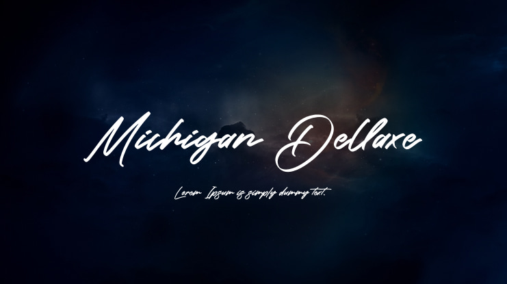 Michigan Dellaxe Font