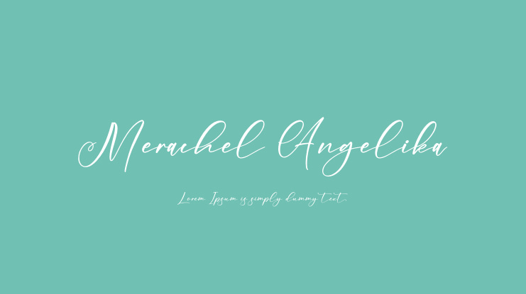 Merachel Angelika Font