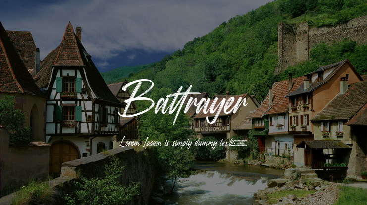 Battrayer Font