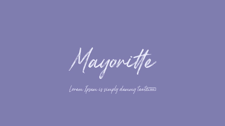 Mayoritte Font