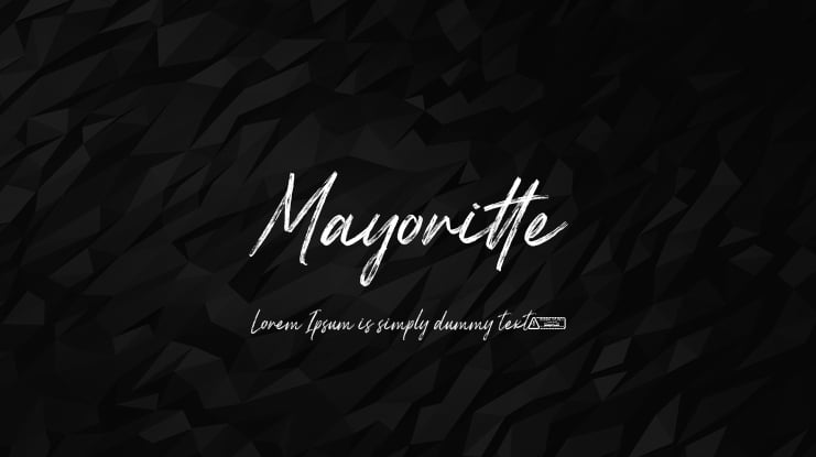 Mayoritte Font