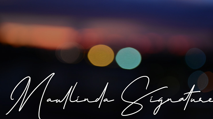 Maullinda Signature Font