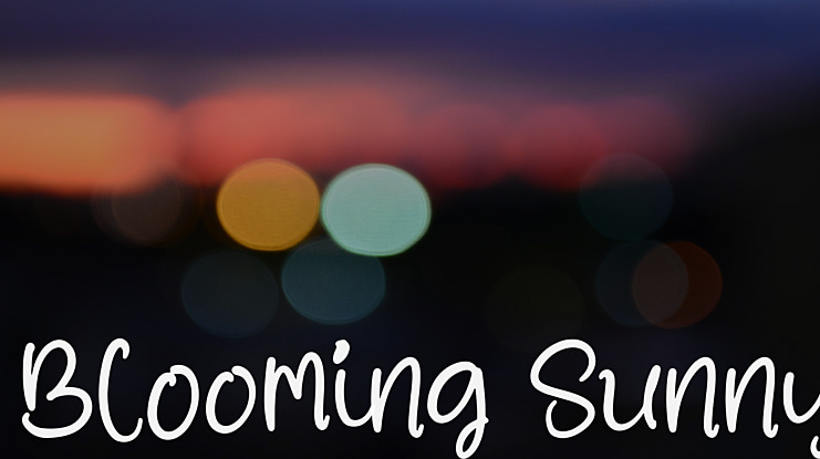 Blooming Sunny Font