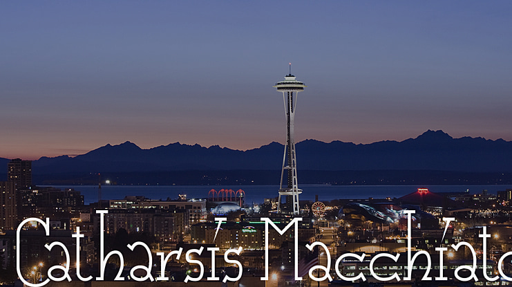 Catharsis Macchiato Font