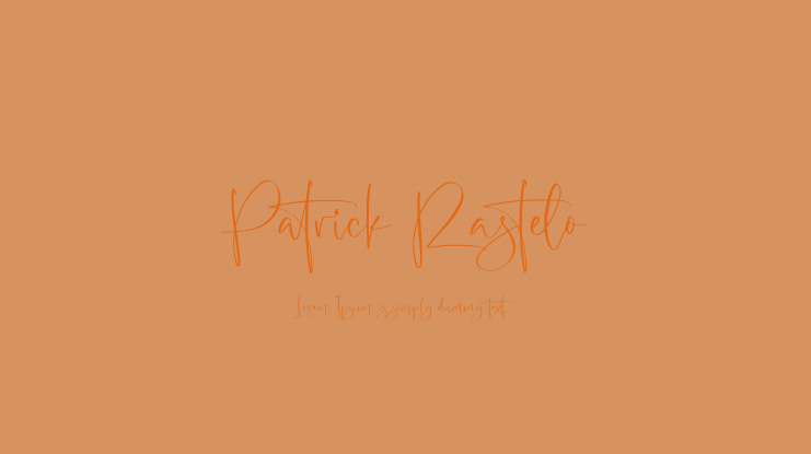 Patrick Rastelo Font