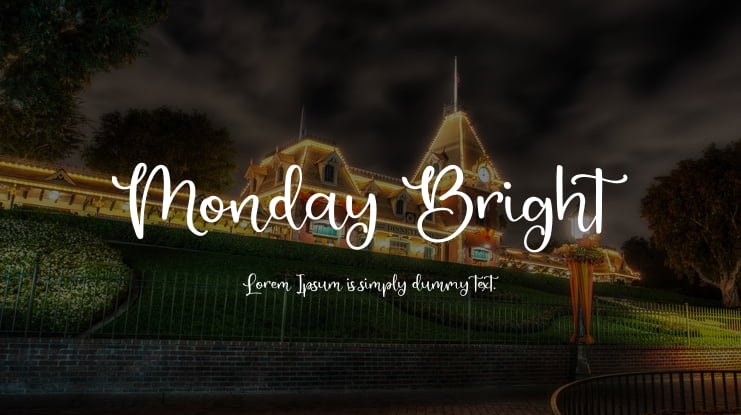 Monday Bright Font