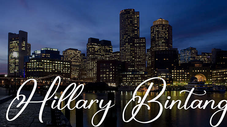 Hillary Bintang Font