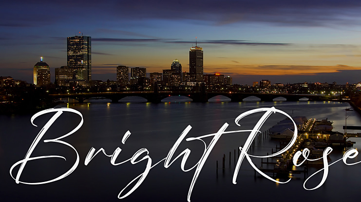 Bright Rose Font