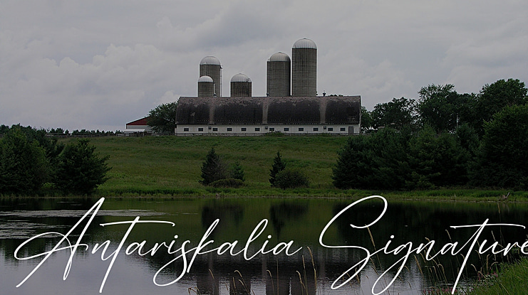 Antariskalia Signature Font