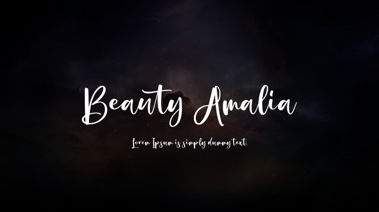 Beauty Amalia Font