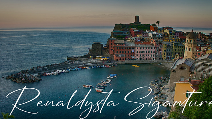 Renaldysta Siganture Font