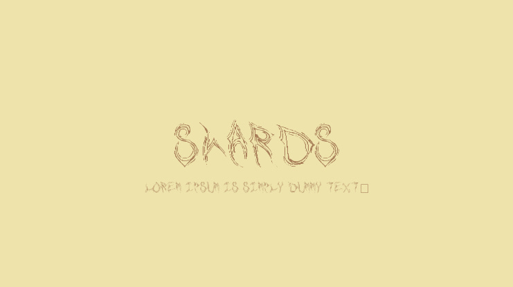 Shards Font