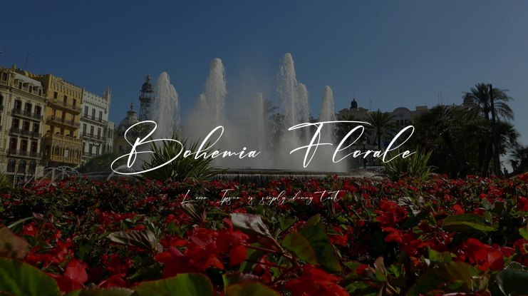 Bohemia Florale Font