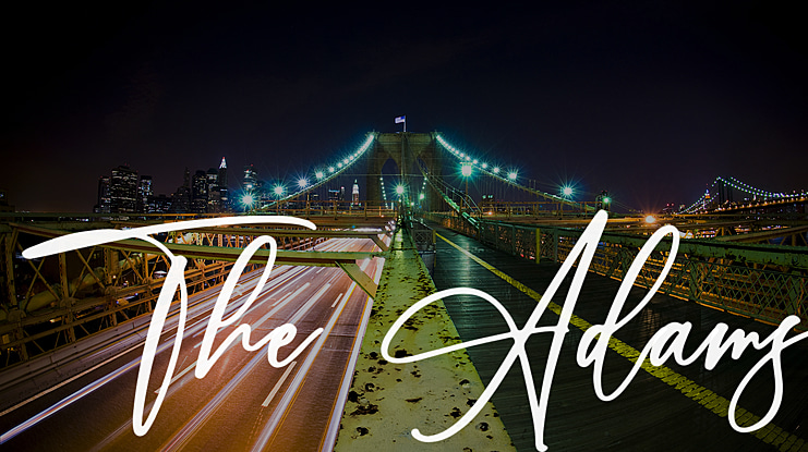 The Adams Font