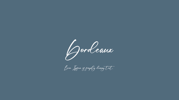 Bordeaux Font