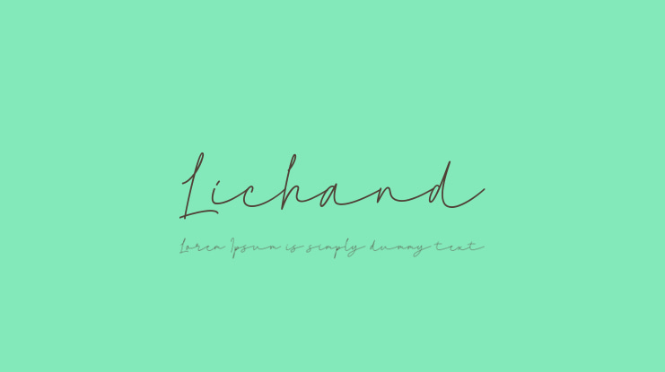 Lichand Font