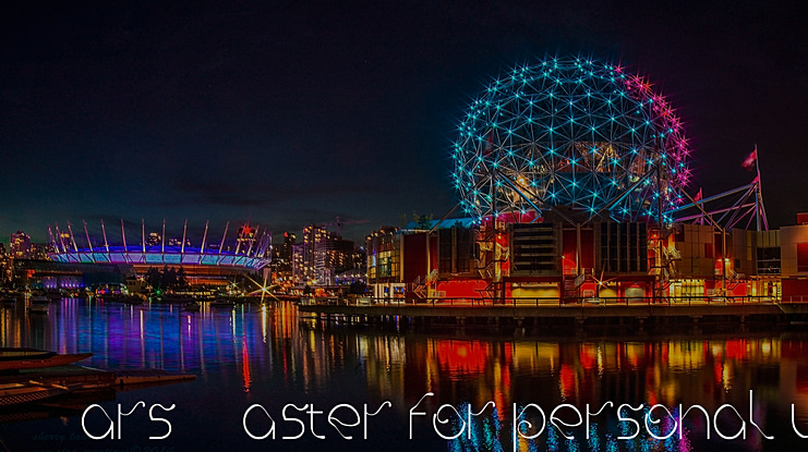 Stars Master for personal use Font