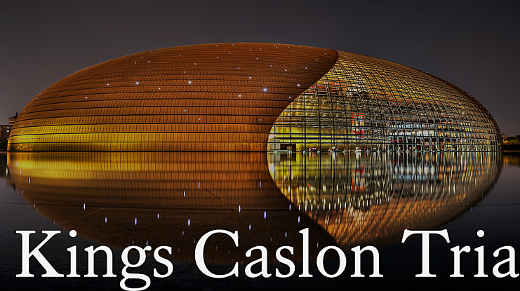 Kings Caslon Trial Font Family