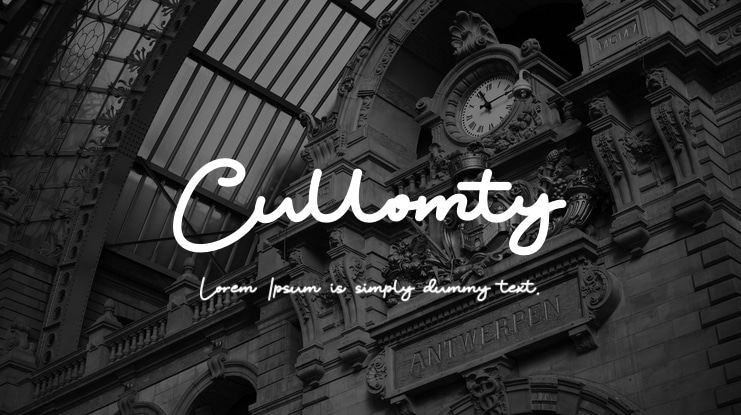 Cullomty Font