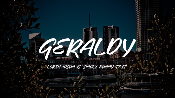 GERALDY Font