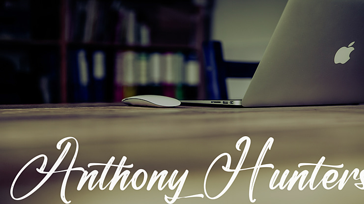Anthony Hunters Font
