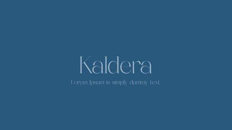 Kaldera Font