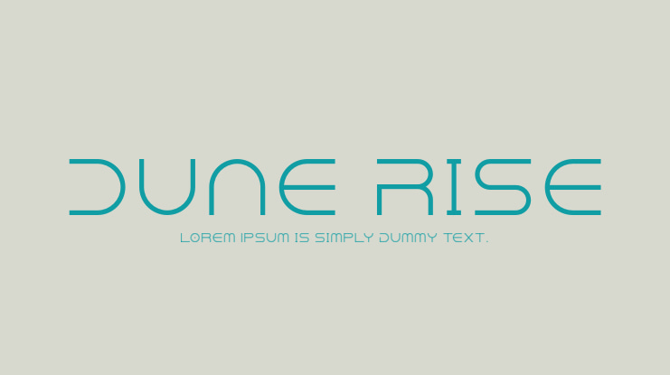 Dune Rise Font