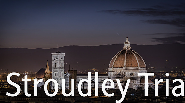 Stroudley Trial Font Family