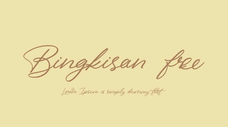 Bingkisan free Font