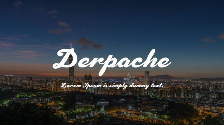 Derpache Font