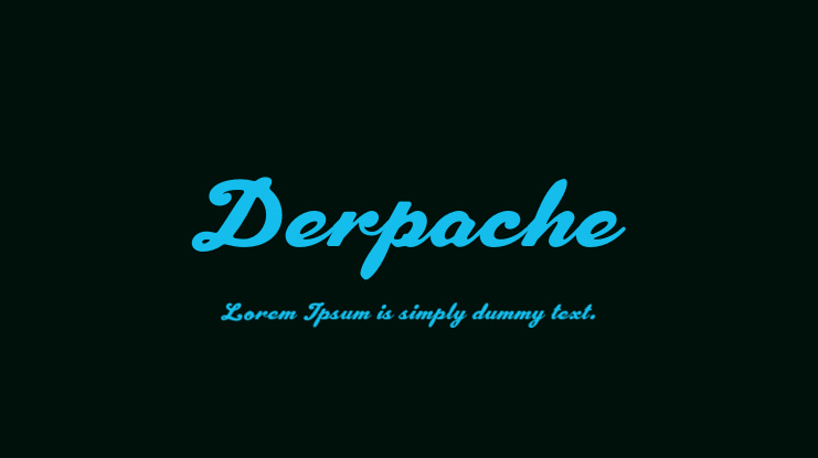 Derpache Font