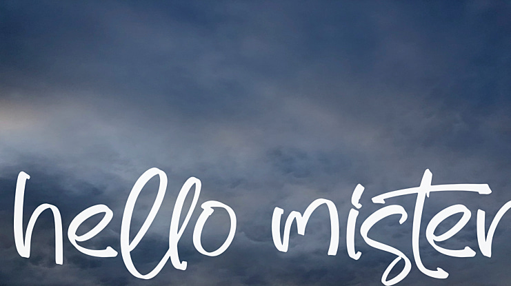 hello mister Font