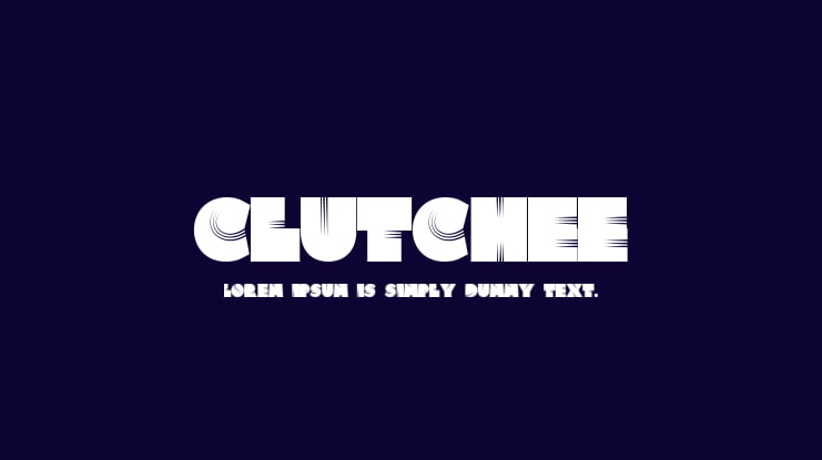 Clutchee Font