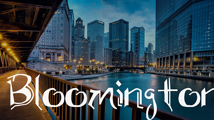 Bloomington Font