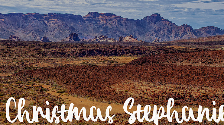 Christmas Stephanie Font