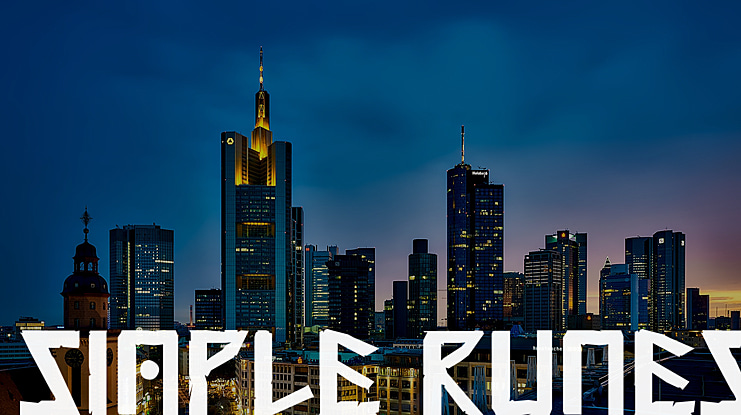 Simple Runes Font