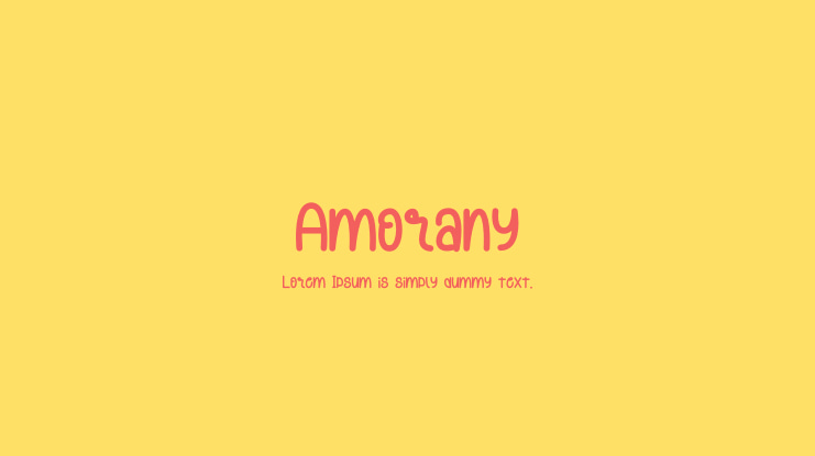 Amorany Font
