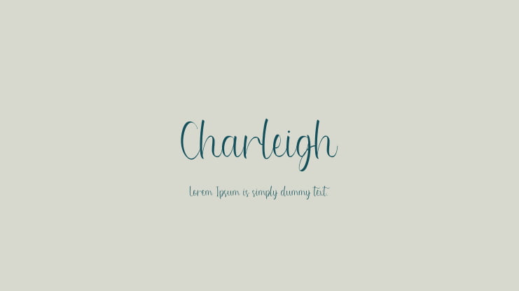 Charleigh Font