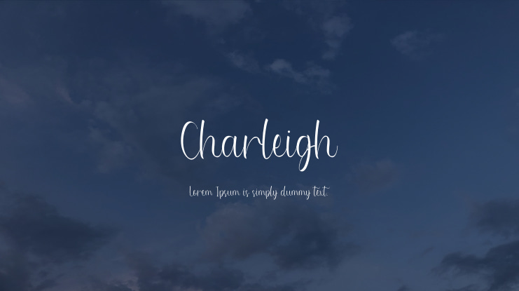 Charleigh Font