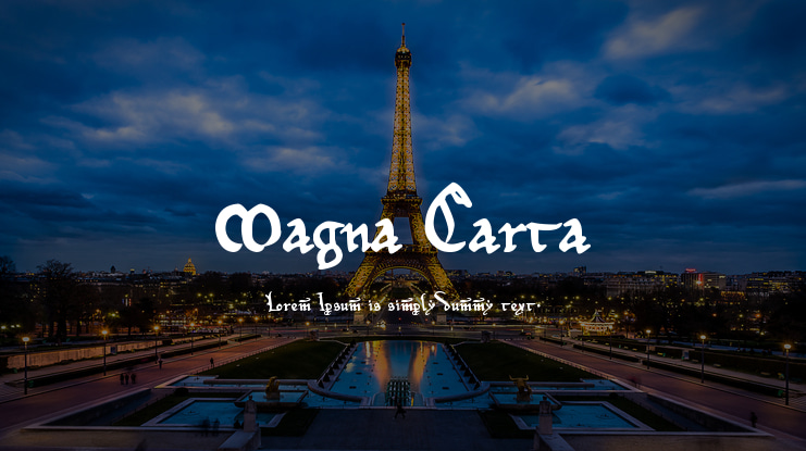 Magna Carta Font