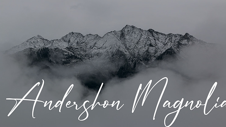 Andershon Magnolia Font