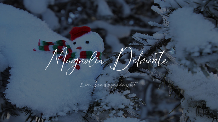 Magnolia Delmonte Font