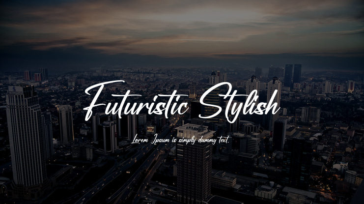 Futuristic Stylish Font