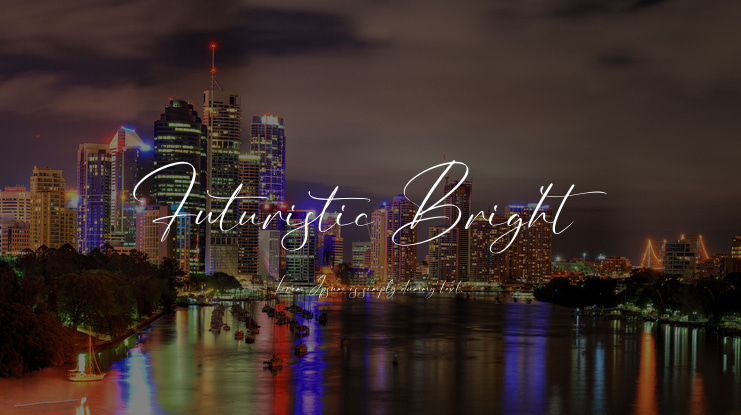 Futuristic Bright Font