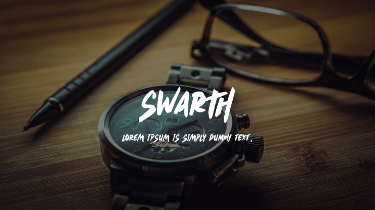 Swarth Font