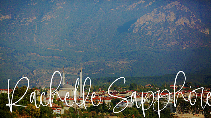 Rachelle Sapphire Font Family