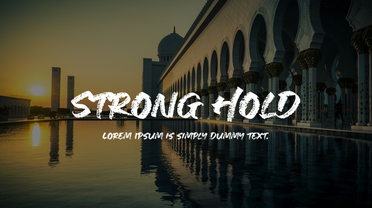 Strong Hold Font Family