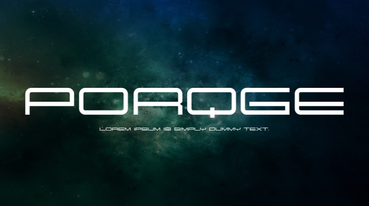 Porqge Font