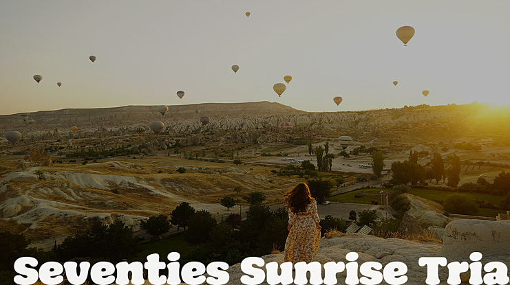 Seventies Sunrise Trial Font